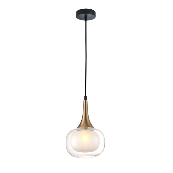 ITALUX Konila Wisząca G9 1x10W Mosiądz PND-99709-1-BRO-CL