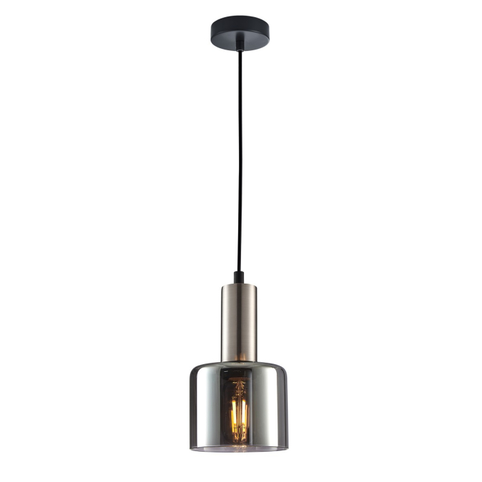 ITALUX Santia Wisząca E27 1x40W Srebrny PND-65342-1-SC+SG