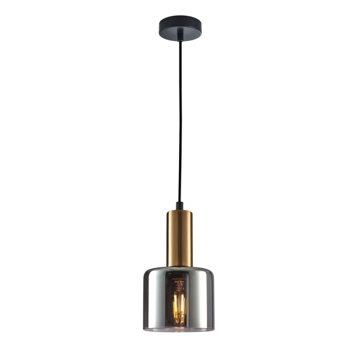 ITALUX Santia Wisząca E27 1x40W Miedziany PND-65342-1-BRO+SG