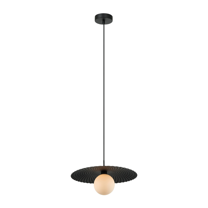 ITALUX Malor Wisząca G9 1x25W Czarny PND-4602-1-XL-BK