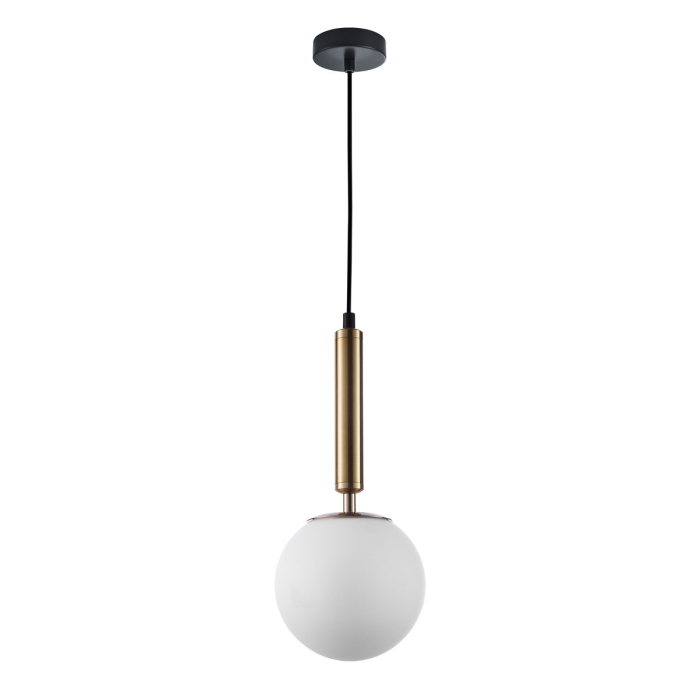 ITALUX Ravena Wisząca E27 1x10W Mosiądz PND-2324-1 GD+OPA