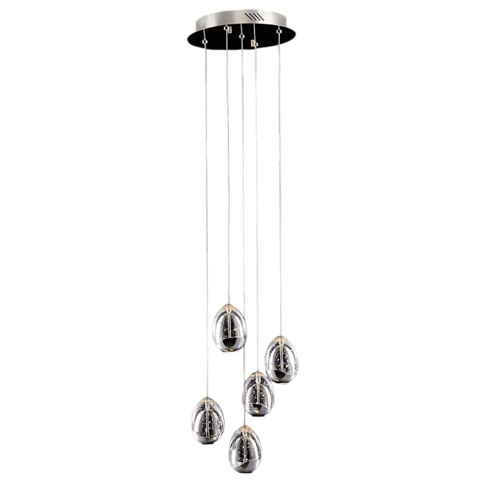 ITALUX Huelto Wisząca LED zintegrowany 24W 3000K 1450lm Chrom PND-22112132-5A-CR