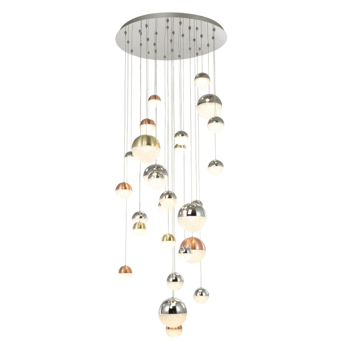 ITALUX Mocado Wisząca LED zintegrowany 147.6W 3000K 8860lm Złoty PND-13112146-27A-CHPN