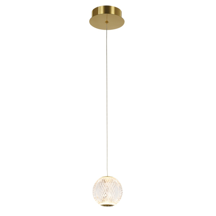 ITALUX Rosario Wisząca LED zintegrowany 4.2W 3200K 280lm Złoty PND-12220121-1A-GD