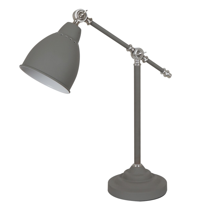 ITALUX Sonny Biurkowa E27 1x60W Szary MT-HN2054-1-GR