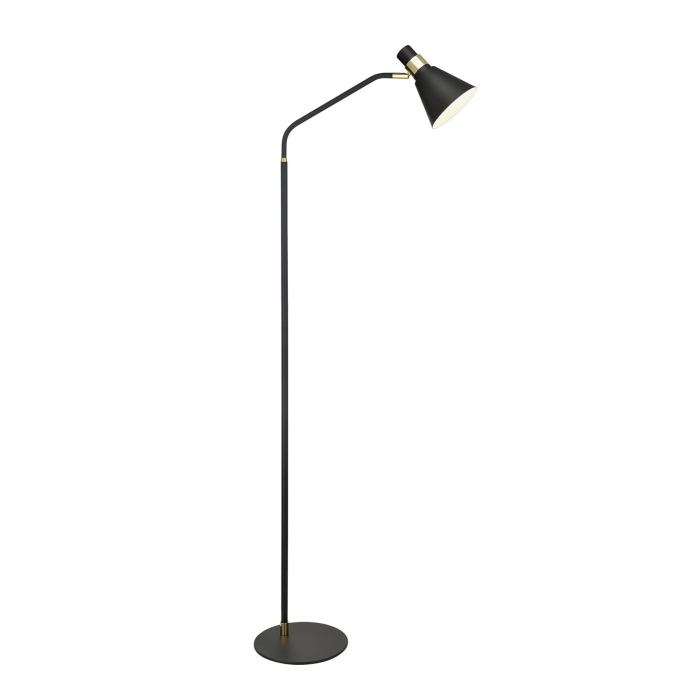 ITALUX Biagio Stojąca E14 1x40W Czarny/Złoty ML-H16079BFLK-1