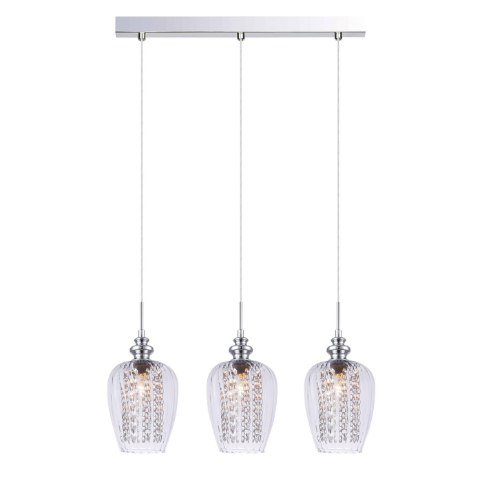 ITALUX Pirita C CR Wisząca E14 3x40W Chrom MDM2286/3C CR