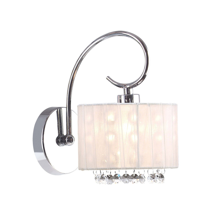 ITALUX Span Kinkiet E14 1x40W Chrom MBM1583 /1 WH
