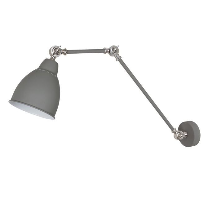 ITALUX Sonny Kinkiet E27 1x60W Szary MB-HN5011-1-GR