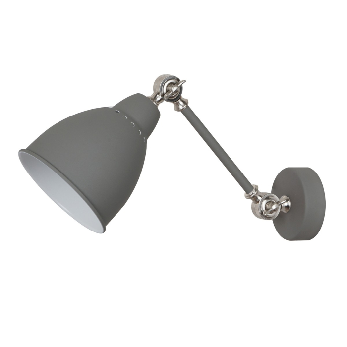 ITALUX Sonny Kinkiet E27 1x60W Szary MB-HN5010-1-GR