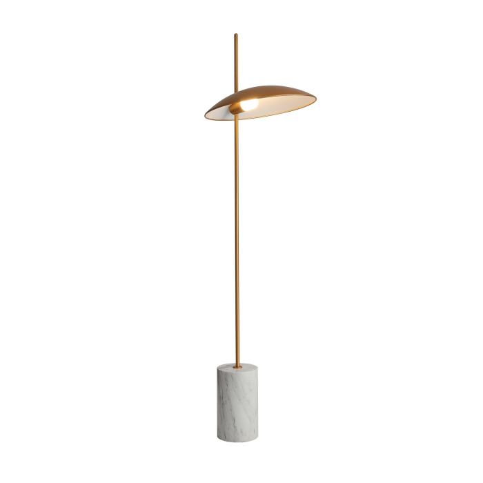 ITALUX Vilai Stojąca LED zintegrowany 4W 3000K 400lm Złoty/Marmurowy FL-203342-1-GD