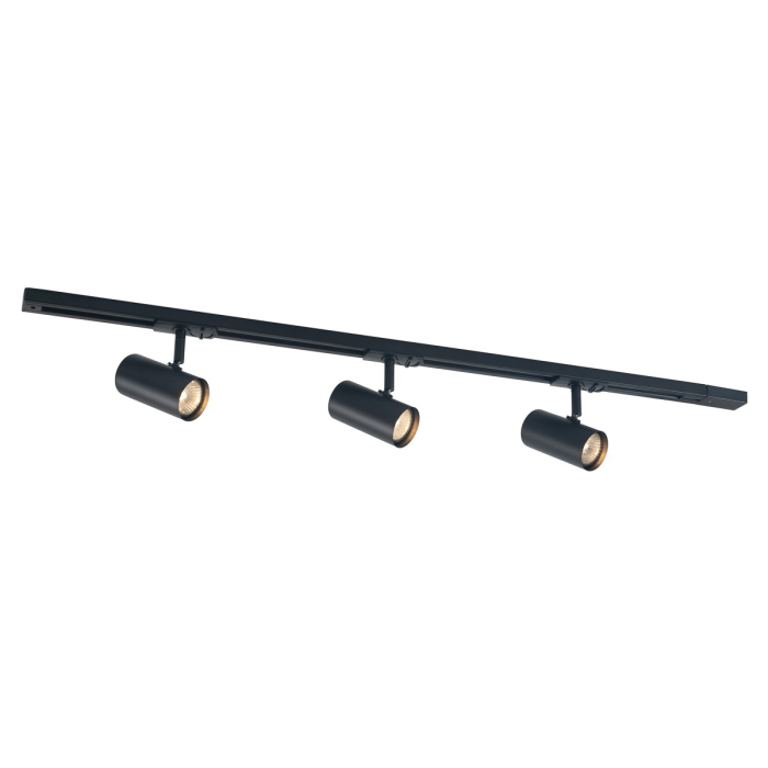 ITALUX Marvi TR Fredrik Szynoprzewody Zestaw GU10 3x35W Czarny 920121-3-BL-SET