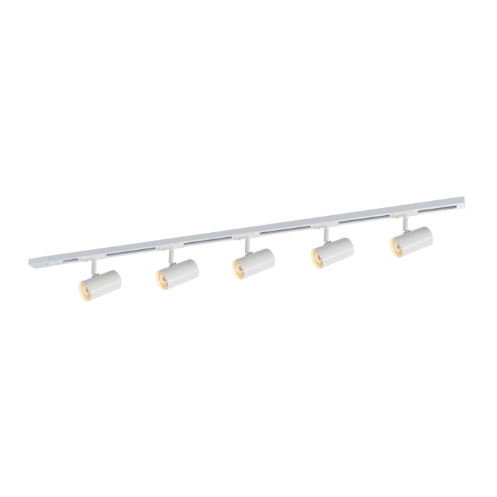 ITALUX Marvi TR Jazz Szynoprzewody Zestaw GU10 5x35W Biały 913703-5-WH-SET
