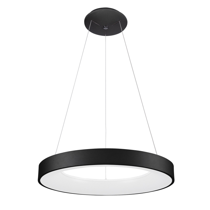 ITALUX Giulia Wisząca LED zintegrowany 50W 4000K 2750lm Czarny 5304-850RP-BK-4