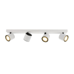 ITALUX Karlota Reflektor GU10 35W Biały/Czarny SPL-31959-4B-WH