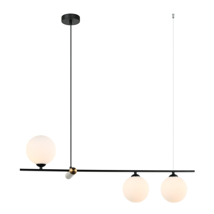 ITALUX Barletta Wisząca G9 3x25W Brązowy/Czarny PND-76540-3-BK