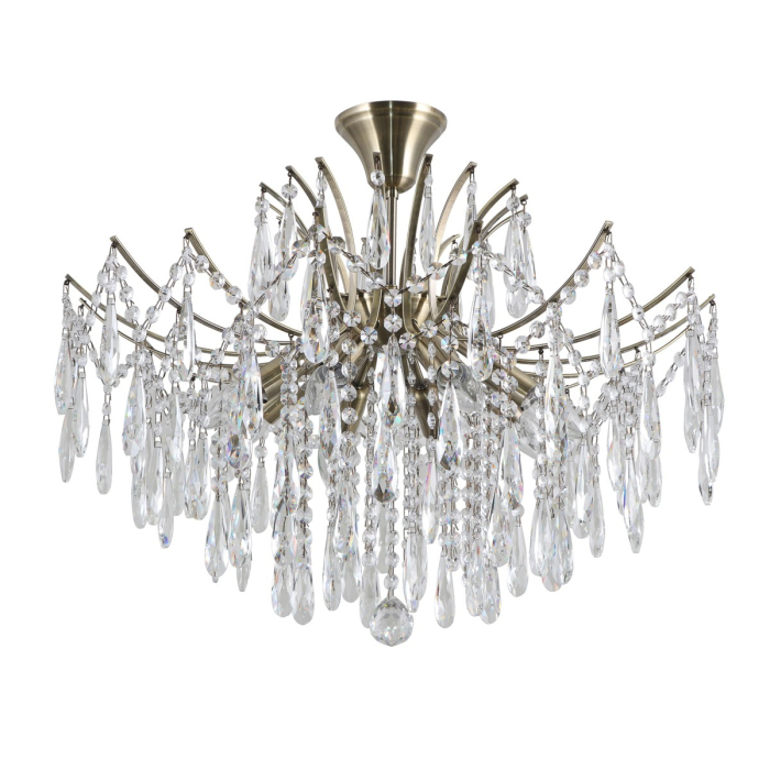 ITALUX Mallola Wisząca E14 8x40W Brązowy PND-56808-8