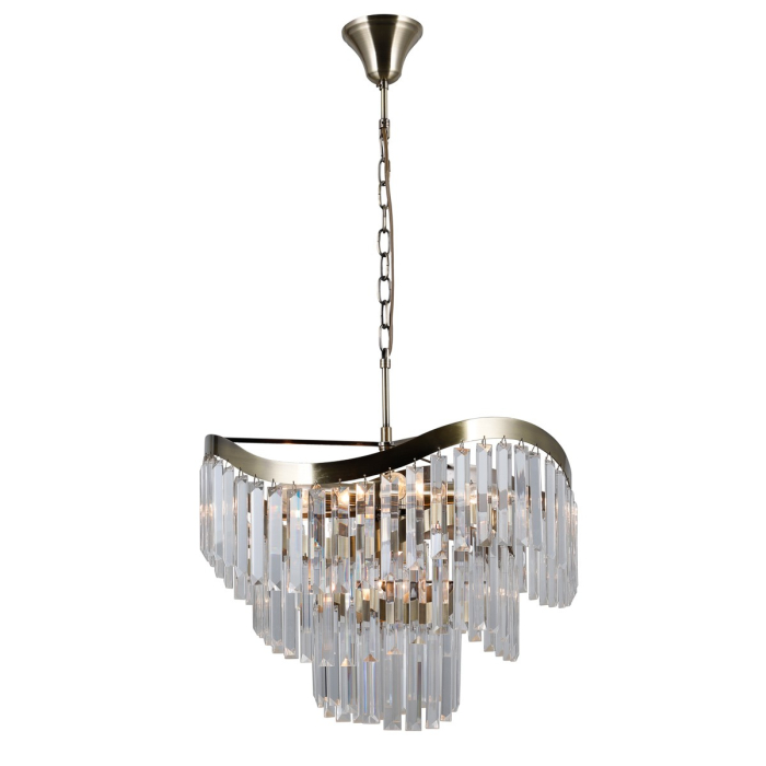 ITALUX Sabriga Wisząca E14 8x40W Brązowy PND-44544-8