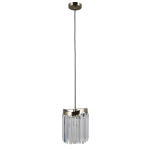 ITALUX Sabriga Wisząca E14 1x40W Brązowy PND-44544-1