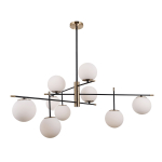 ITALUX Stelia Wisząca E14 9x5W Czarny/Brązowy PND-43660-9