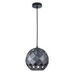 ITALUX Paulela Wisząca E27 1x40W Czarny PND-34221-1S-BK
