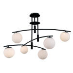 ITALUX Senai Wisząca G9 6x5W Czarny PND-31322-6A-SB