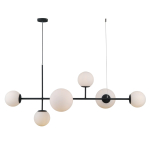 ITALUX Vailante Wisząca E27+E14 6x5W Czarny PND-31221-6A-SBL