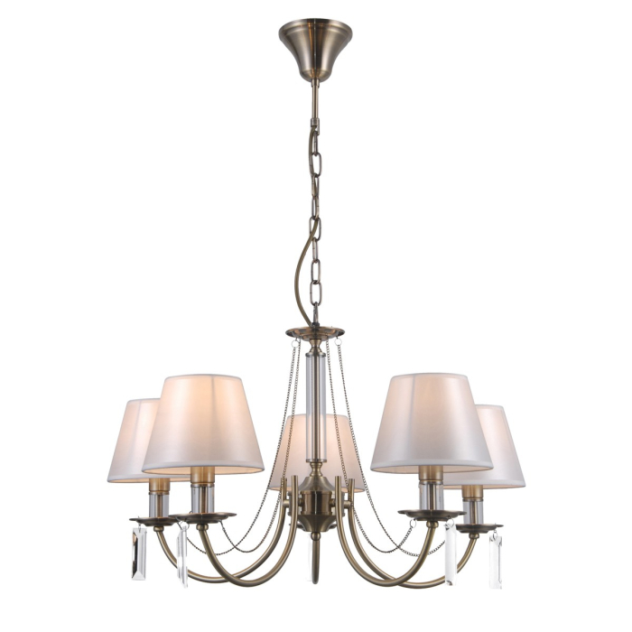 ITALUX Solana Wisząca E14 5x40W Brązowy PND-28366-5