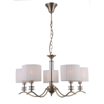 ITALUX Ferlena Wisząca E14 5x40W Brązowy PND-28343-5