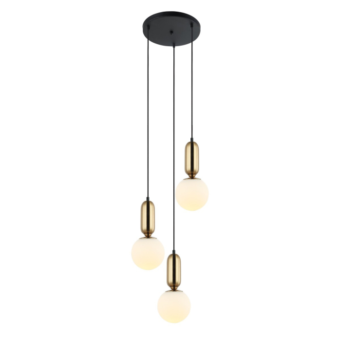 ITALUX Aldeva Wisząca E27 3x40W Brązowy PND-02340-3S-BRO