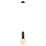 ITALUX Aldeva Wisząca E27 1x40W Czarny PND-02340-1S-BK