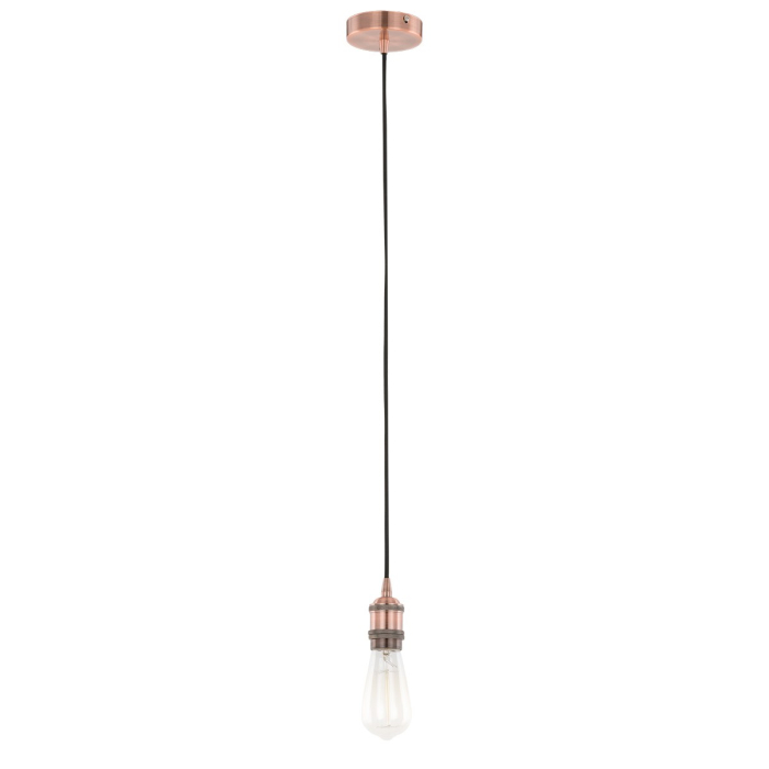 ITALUX Classo Wisząca E27 1x60W Czerwony DS-M-034 RED COPPER