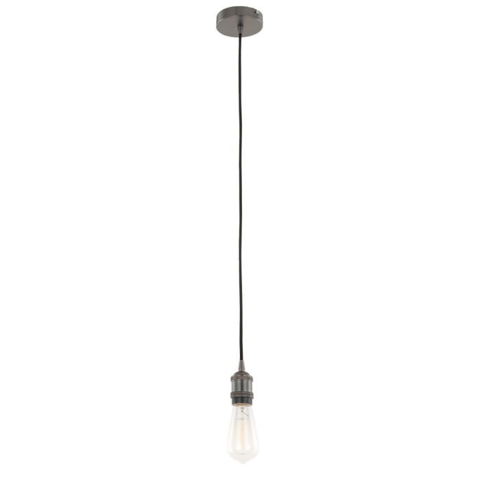 ITALUX Classo Wisząca E27 1x60W Czarny DS-M-034 MATT BLACK