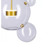 Step into Design Wisząca BUBBLES-14 LED Transparentny - Złoty 3000K