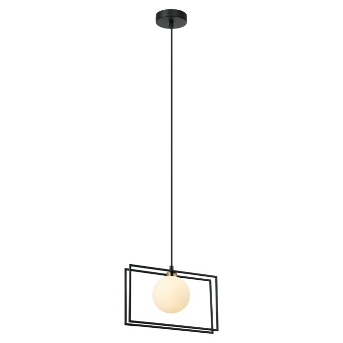 ITALUX Grosetta Wisząca G9 1x25W Czarny PND-53423-1-BK