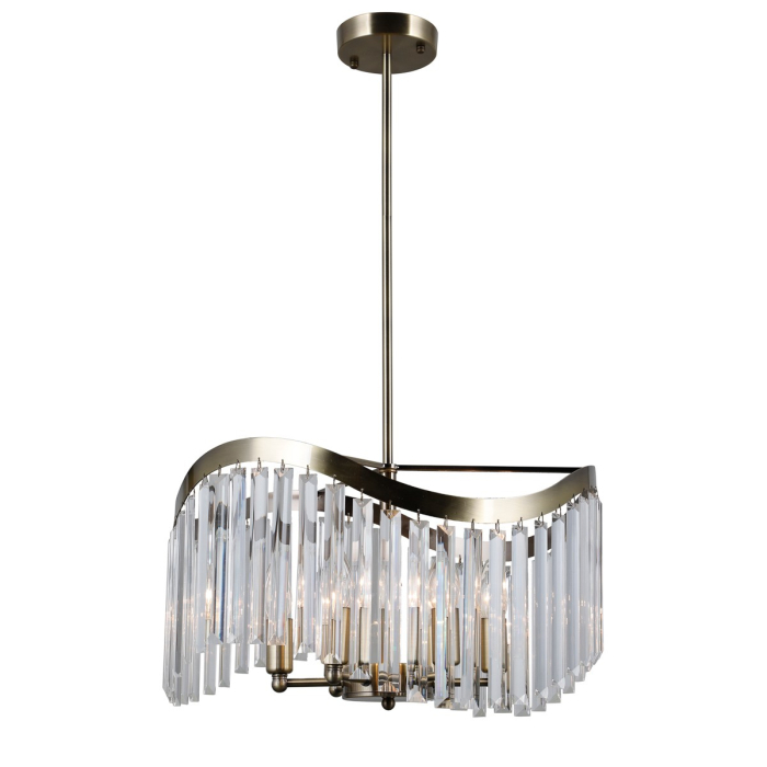 ITALUX Sabriga Wisząca E14 6x40W Brązowy PND-44544-6