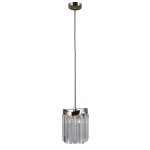 ITALUX Sabriga Wisząca E14 1x40W Brązowy PND-44544-1