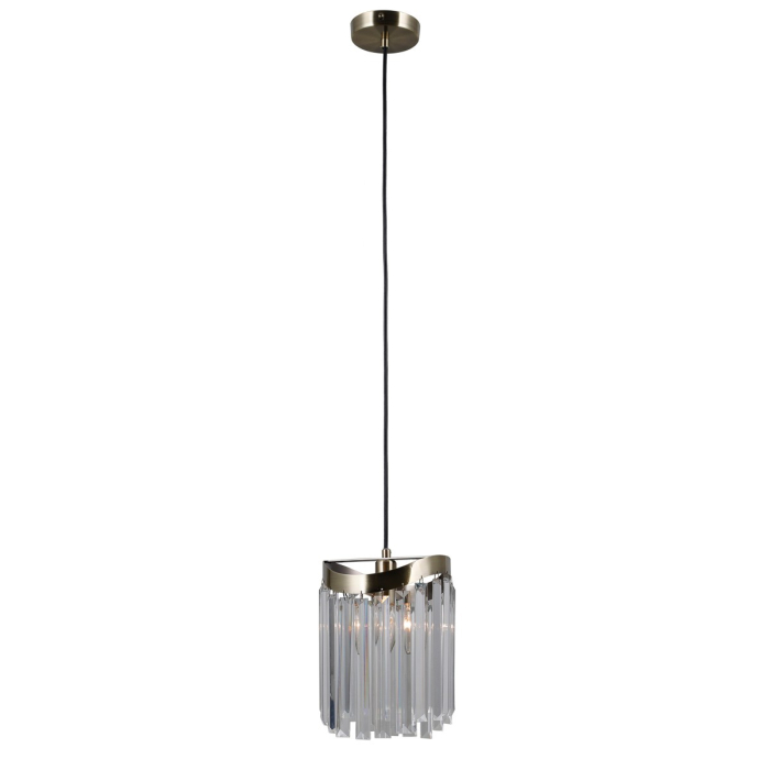 ITALUX Sabriga Wisząca E14 1x40W Brązowy PND-44544-1
