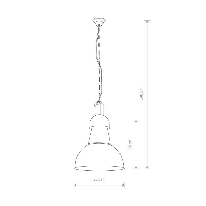 Nowodvorski HIGH-BAY Sufitowa Wisząca Max moc 1x60W E27  Czarny 5067
