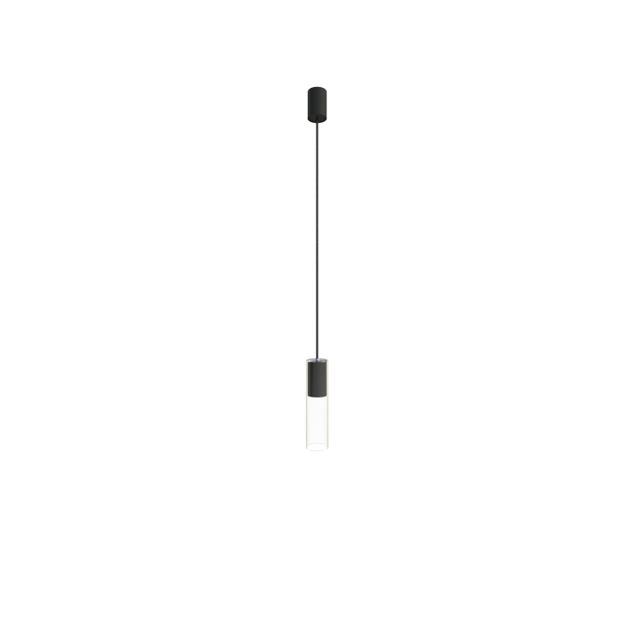Nowodvorski CYLINDER M Sufitowa Wisząca Max moc 10W only LED GU10  Transparentny 7865