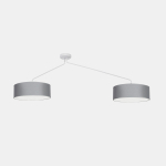 Nowodvorski FALCON Sufitowa Plafon/Przysufitowa Max moc 25W only LED E27  Szary 7948