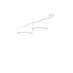 Nowodvorski FALCON Sufitowa Plafon/Przysufitowa Max moc 25W only LED E27  Szary 7948