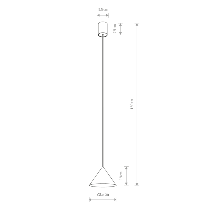 Nowodvorski ZENITH S Sufitowa Wisząca Max moc 1 x 35W GU10  Zielony 7998