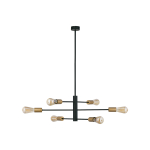 Nowodvorski ROTOR Sufitowa Wisząca Max moc 6x60W E27  Czarny 7937