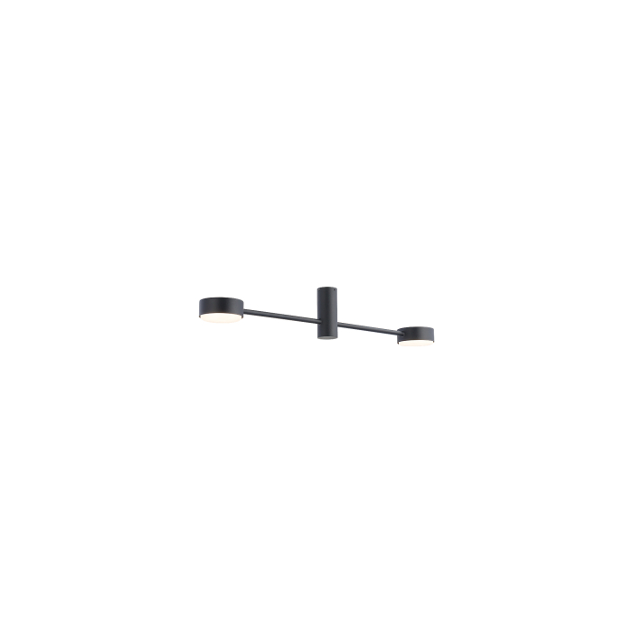 Nowodvorski ORBIT Sufitowa Plafon Max moc 2x8W GX53  Czarny 7943