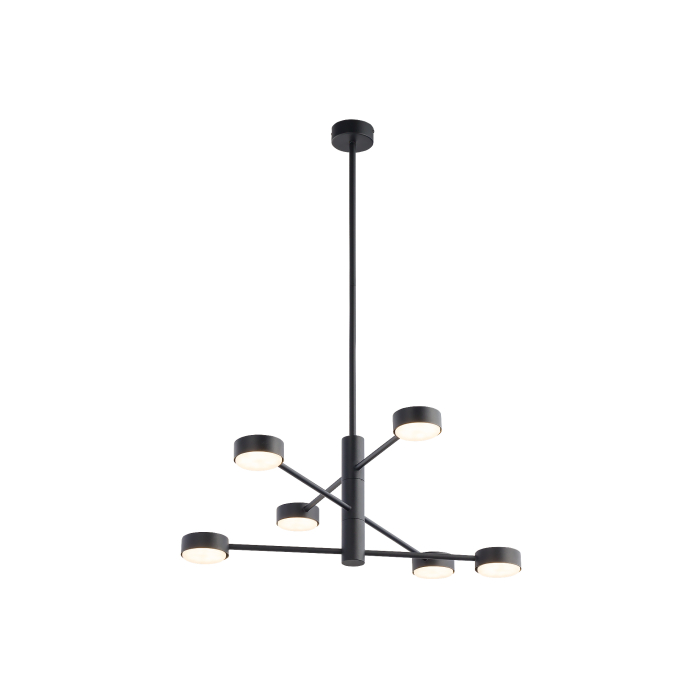 Nowodvorski ORBIT Sufitowa Wisząca Max moc 6x8W GX53  Czarny 7946