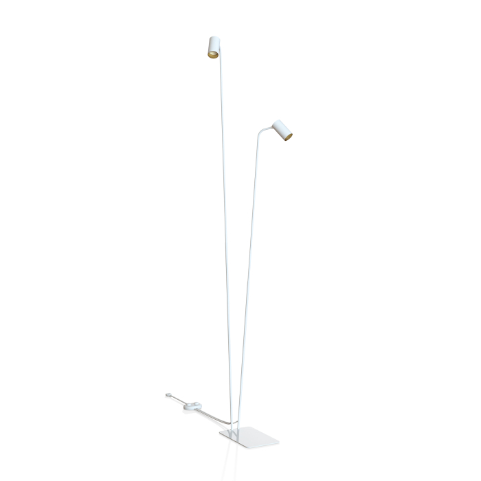 Nowodvorski MONO Podłogowa Max moc 10W only LED GU10  Biały 7715