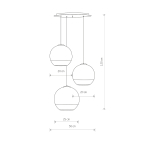 Nowodvorski GLOBE PLUS Sufitowa Wisząca Max moc 60W E27  Chrom 7607