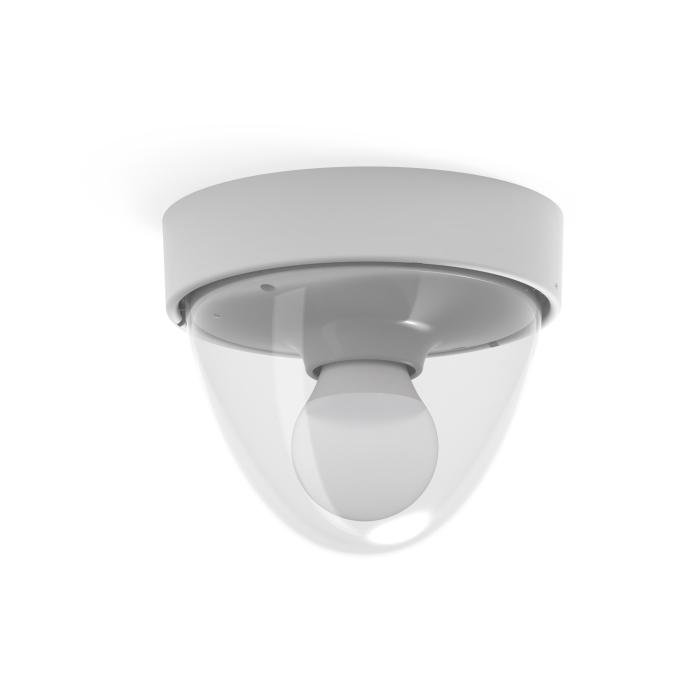 Nowodvorski NOOK Zewnętrzna Sufitowa Plafon Max moc 1x10W only LED E27 IP44 Biały 7972
