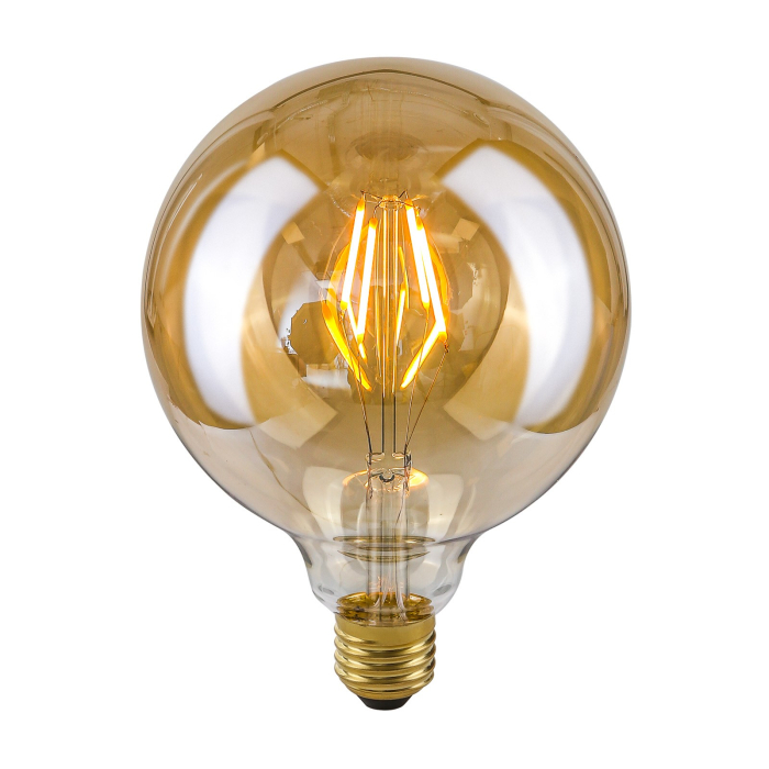 ITALUX  Amber Żarówka LED E27 4W 2200K 400lm Bursztynowy LDS-G125-A G125